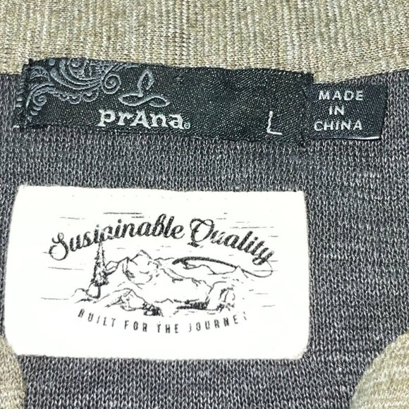 PRANA SUSTAINABLE QUALITY BUILT FOR THE JOURNEY HEMP BLEND COZY UP HENLEY DRESS - Picture 11 of 15